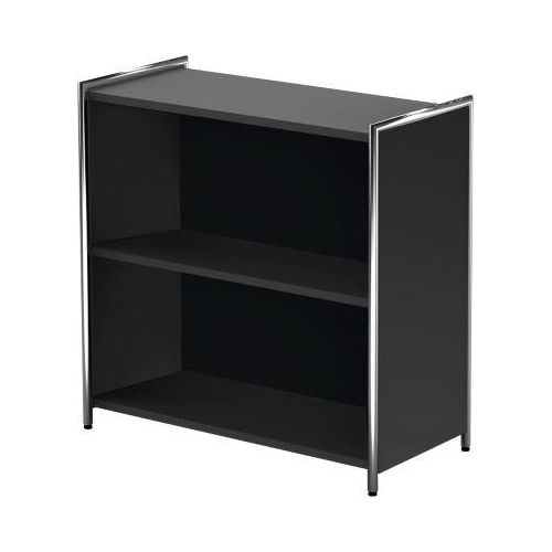 4044917417687 - Regal Toledo mit Sichtrückwand B 800 x T 380 x H 780 mm anthrazit 2 OH