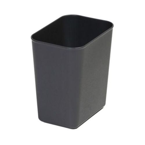 4895238700183 - Abfalleimer Probbax Volumen 132 l feuerfest ohne Inneneimer Deckel Griff L 280 x B 210 x H 310 mm Kunststoff dunkelgrau