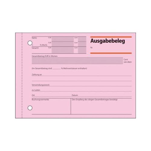 4004360910081 - Ausgabebeleg DIN A6 quer nicht selbstdurchschreibend 1 Durchschlag 50 Bl 4004360910081 - Ausgabebeleg DIN A6 quer nicht selbstdurchschreibend 1 Durchschlag 50 Bl