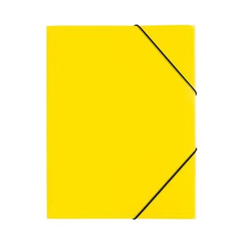4009212030870 - Eckspannmappe Lucy Trend 21613-04 A4 maisgelb Polypropylen 80g mit 3 Einschlagklappen 4009212030870 Pagna