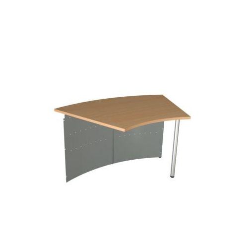 4044917416079 - Anbautisch Genua 45° Buche 1265 cm x 72 cm x 80 cm Büroschreibtische von Büromöbel Experte