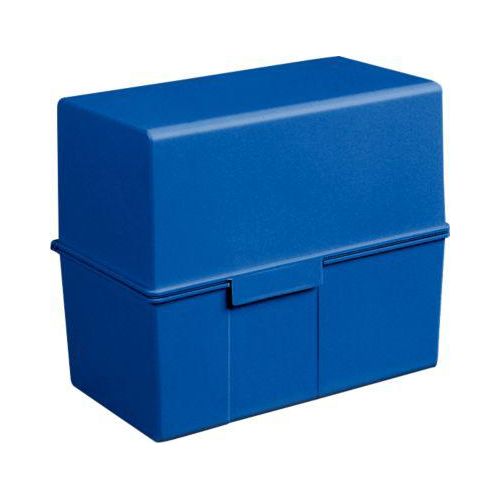 4012473976146 - - Karteikasten 165 x 128 x 95 cm (b x h x t) din A6 quer 400 Karten Polystyrol blau 4012473976146 - - Karteikasten 165 x 128 x 95 cm (b x h x t) din A6 quer 400 Karten Polystyrol blau
