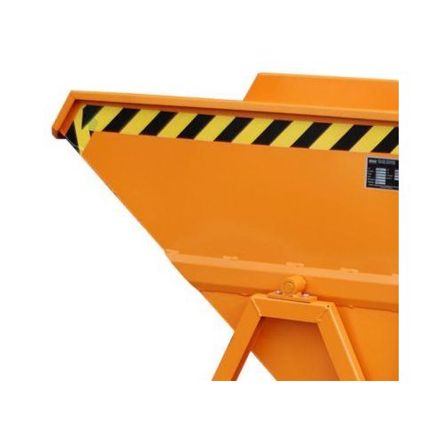 4052462044494 - Späne-Kippmulde Bauer SKS 400 Stahl orange B 1220 x T 1050 x H 1115 mm 400 l bis 1000 kg Rollen Ablasshahn Manuelle Kippvorrichtung 4052462044494 - Späne-Kippmulde Bauer SKS 400 Stahl orange B 1220 x T 1050 x H 1115 mm 400 l bis 1000 kg Rollen Ablasshahn Manuelle Kippvorrichtung
