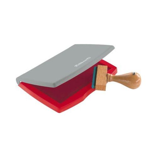 4012700336217 - Stempelkissen 336214 No2E Größe 2 rot getränkt ohne Öl 11x7cm im Kunststoffgehäuse 4012700336217 Pelikan