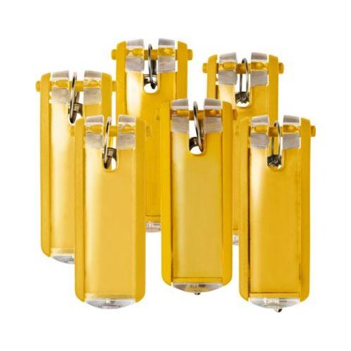 4005546103822 - Schlüsselanhänger 195704 key clip - 1957 Gelb 6 St - Durable 4005546103822 - Schlüsselanhänger 195704 key clip - 1957 Gelb 6 St - Durable