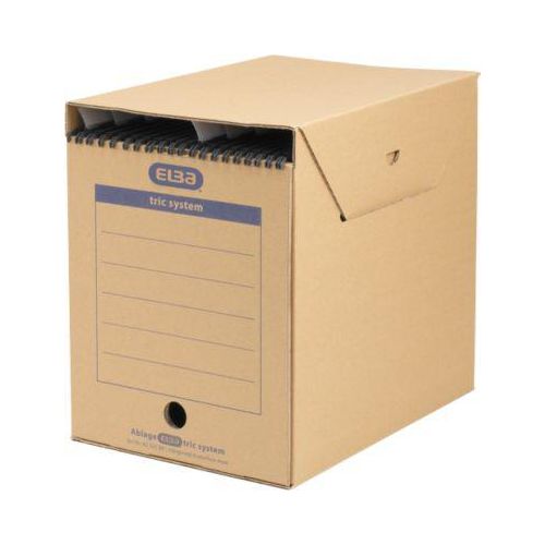 4002030120747 - Archivcontainer tric system 100421090 A4 braun innen 236x308x333cm Karton 4002030120747 Elba