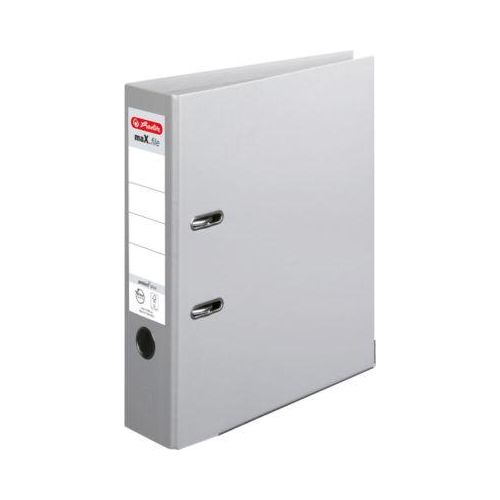 4008110308227 - herlitz maXfile Protect plus Ordner DIN A4 80 mm Grau 2 Ringe Pappkarton PP (Polypropylen) Texturiert 4008110308227 - herlitz maXfile Protect plus Ordner DIN A4 80 mm Grau 2 Ringe Pappkarton PP (Polypropylen) Texturiert