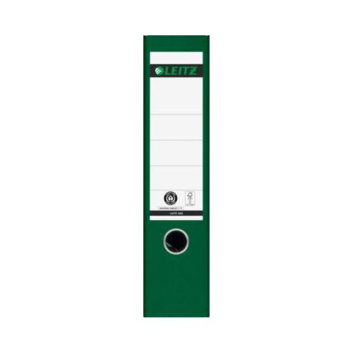 4002432359318 - AKTION 10 LEITZ 1080 Ordner grün marmoriert Karton 80 cm DIN A4 + GRATIS Lamy Safari Kugelschreiber weiss