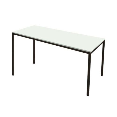 4251898823493 - Pure Stahlrohrtisch Rechteck Quadratrohrfuß B 1600 x T 800 x H 720 mm lichtgrau schwarz