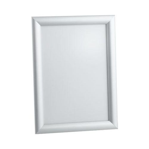 8698473439636 - Alu-Klapprahmen A4 auf Gehrung mit Anti-Reflex Folie silbern eloxiert B 240 x T 25 x H 327 mm