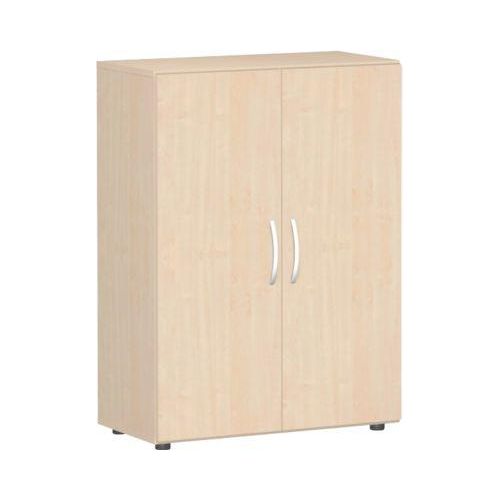 4038933059488 - Geramoebel Speed Office Flügeltürenschrank ABS (Acrylnitril-Butadien-Styrol) Spanplatte 2 Fachböden 800 x 420 x 1104 mm Ahorn Braun