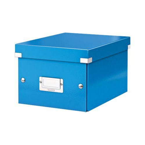 4002432398072 - Aufbewahrungsbox Click & Store WOW 6043-00-36 74 Liter mit Deckel für A5 außen 282x216x160mm Karton blau 4002432398072 Leit
