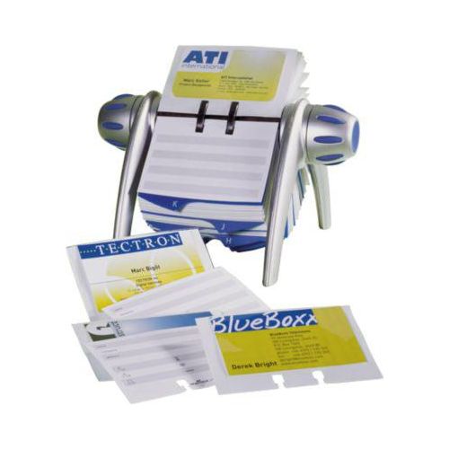 4005546226491 - DURABLE Visitenkarten-Rollarchiv Visifix® Flip Spezial 400 Karten Silber 215 x 185 x 12 cm