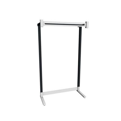 4044917417953 - Garderobenständer Montana 6553 mit Hutablage Metall silber schwarz 4044917417953 Kerkmann