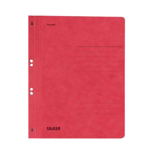 4014481502713 - Ösenhefter A4 Amtsheftung   kaufmännische Heftung rot voller Vorderdeckel 4014481502713 Falken