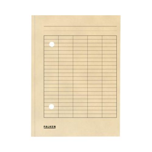4014481512217 - Dokumentenmappe FALKEN DIN A4 2-seitiger Gitterdruck B 231 x H 318 mm Karton chamois