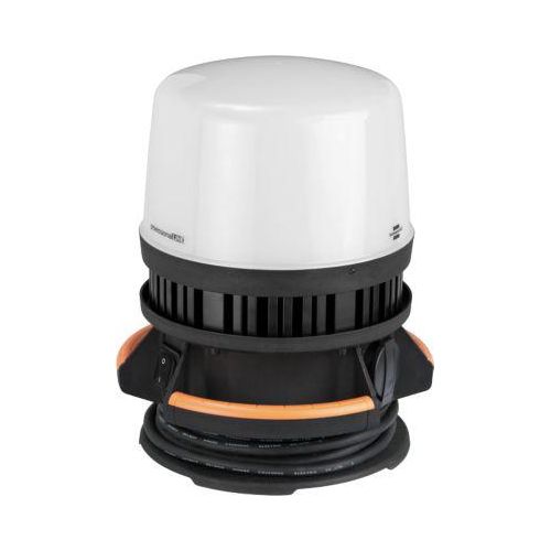 4007123675326 - Brennenstuhl professionalLINE LED Baustrahler ORUM 12050 3 Schaltstufen 360° Abstrahlwinkel 12600 lm IP54 IK08 L 280 x B 280 x H 345 mm schwarz