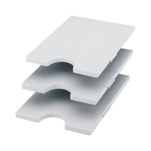 7612176112499 - styro® Tablar für Sortierstation Styrorac 3 Stück grau 7612176112499 - styro® Tablar für Sortierstation Styrorac 3 Stück grau