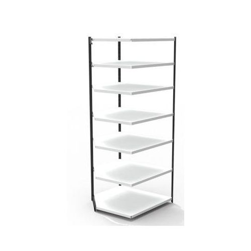 4044917038202 - Büro-Regalsystem ohne Rückwand Regalhöhe 2600 mm Anbauregal Breite x Tiefe 750 x 500 mm kaiserkraft