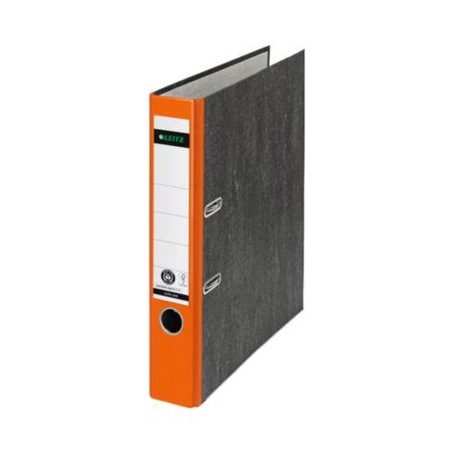 4002432359424 - Ordner LEITZ® 1050 DIN A4 Rückenbreite 52 mm Griffloch geklebtes Rückenschild klimaneutral Hartpappe 1 Stück orange 4002432359424 - Ordner LEITZ® 1050 DIN A4 Rückenbreite 52 mm Griffloch geklebtes Rückenschild klimaneutral Hartpappe 1 Stück orange