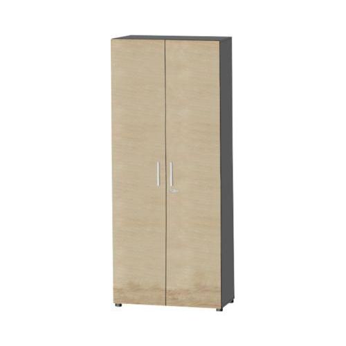 4250510813300 - Select Schrank SET UP 6 OH abschließbar B 800 x T 420 x H 2196 mm graphit Wildeiche