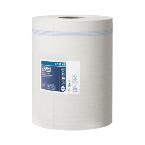 8710499059008 - Tork® Mehrzweck-Papierwischtücher Reflex 473242 1-lagig Innenabrollung M4 L 300 m x B 198 mm Ø 195 mm 6 Rollen á 857 Blatt (5142 Tücher) weiß 8710499059008 - Tork® Mehrzweck-Papierwischtücher Reflex 473242 1-lagig Innenabrollung M4 L 300 m x B 198 mm Ø 195 mm 6 Rollen á 857 Blatt (5142 Tücher) weiß