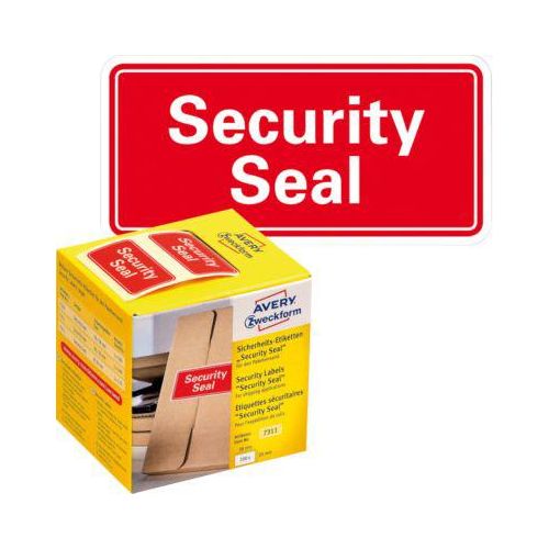 4004182173114 - 7311 Sicherheitssiegel Security Seal - 20 x 38 mm rot im Spender 4004182173114 Zweckform 7311 200 Stück
