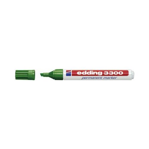 4004764010226 - edding 3300 Permanentmarker Breit Keilspitze 1 - 5 mm Grün Nachfüllbar Wasserbeständig 4004764010226 - edding 3300 Permanentmarker Breit Keilspitze 1 - 5 mm Grün Nachfüllbar Wasserbeständig