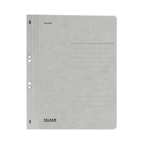 4014481503116 - Ösenhefter A4 Amtsheftung   kaufmännische Heftung grau voller Vorderdeckel 4014481503116 Falken