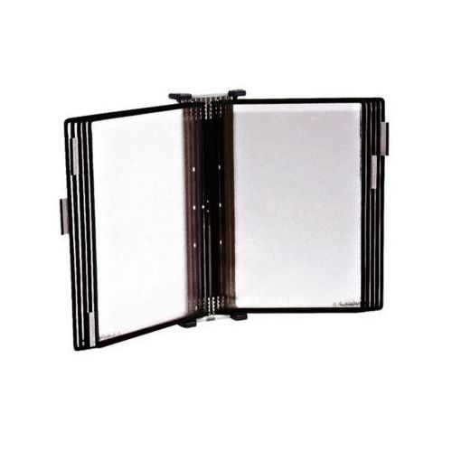 3377994145077 - Antibakterielles Sichttafelsystem Sterifold Wandhalter mit 10 Tafeln im Format A4 schwarz 3377994145077 - Antibakterielles Sichttafelsystem Sterifold Wandhalter mit 10 Tafeln im Format A4 schwarz