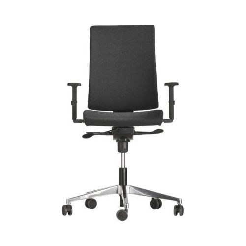 5901747582451 - NowyStyl Bürostuhl Navigo mit Armlehnen Synchronmechanik Muldensitz schwarz alusilber