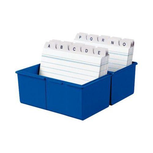 4012473977143 - - Karteikasten 121 x 101 x 74 cm (b x h x t) din A7 quer 300 Karten Polystyrol blau 4012473977143 - - Karteikasten 121 x 101 x 74 cm (b x h x t) din A7 quer 300 Karten Polystyrol blau