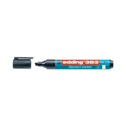 4004764013814 - edding 383 Flipchart-Marker Breit Keilspitze 1 - 5 mm Schwarz Nachfüllbar Wasserbeständig