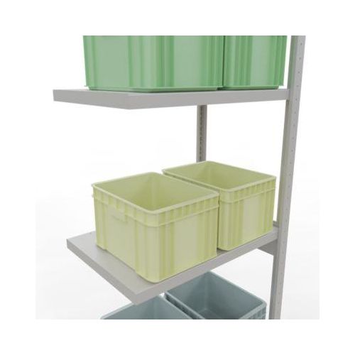 4004514294920 - Schulte Lagertechnik Fachbodenregal-Stecksystem MULTIplus 250 Anbauregal Längenriegel 3000x750x500 mm 7 Böden lichtgrau 4004514294920 - Schulte Lagertechnik Fachbodenregal-Stecksystem MULTIplus 250 Anbauregal Längenriegel 3000x750x500 mm 7 Böden lichtgrau