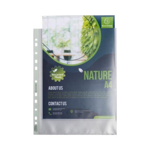 3130630059950 - Prospekthüllen Forever® aus Recycing-Polypropylen genarbt 90µ für DIN A4+ 50 Stück