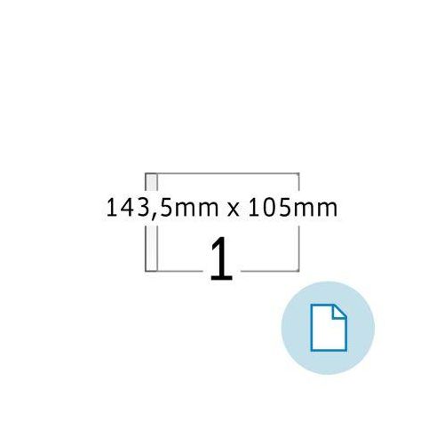4008705084925 - Blattetiketten HERMA 8492 permanenthaftend bedruckbar B 1435 x H 105 mm Papier weiß 2000 Stück 2000 Blatt