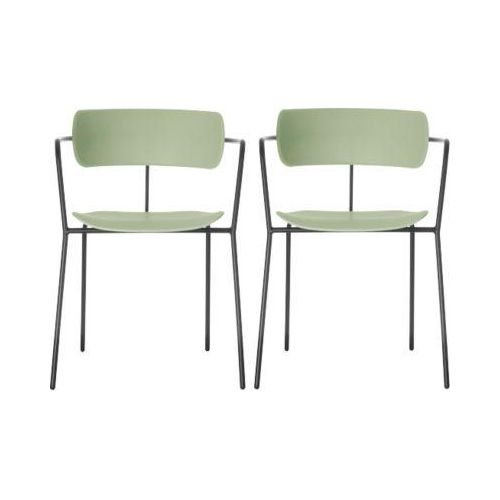 3660141233186 - Stuhl BISTRO stapelbar bis zu 4 Stück B 535 x T 545 x H 760 mm Stahlrohr & Polypropylen grün 2 Stück 3660141233186 - Stuhl BISTRO stapelbar bis zu 4 Stück B 535 x T 545 x H 760 mm Stahlrohr & Polypropylen grün 2 Stück