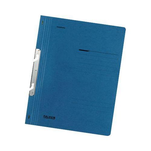 4014481507411 - Schlitzhefter Karton ganzer Vorderdeckel blau A4 250g kaufmännische Heftung 4014481507411 Falken
