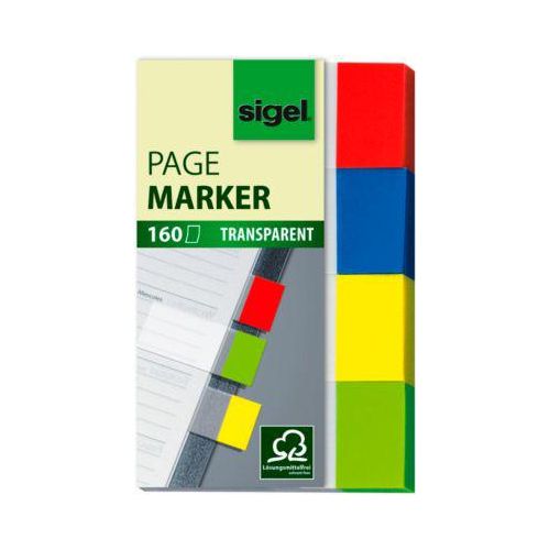 4004360934452 - Index Haftstreifen transparent 80x50mm 4x40 Bl 4004360934452 4 Stück