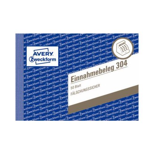 4004182003046 - AVERY® Zweckform Einnahmebelege Nr 304 grün mikroperforiert 4004182003046 - AVERY® Zweckform Einnahmebelege Nr 304 grün mikroperforiert