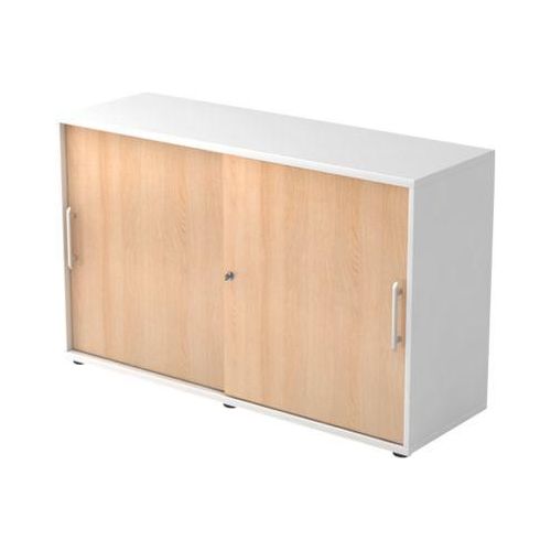 4032062166185 - HAMMERBACHER Schiebetürenschrank Prokura V1752S W E RE weiß eiche 1 Fachboden 1200 x 400 x 748 cm 4032062166185 - HAMMERBACHER Schiebetürenschrank Prokura V1752S W E RE weiß eiche 1 Fachboden 1200 x 400 x 748 cm