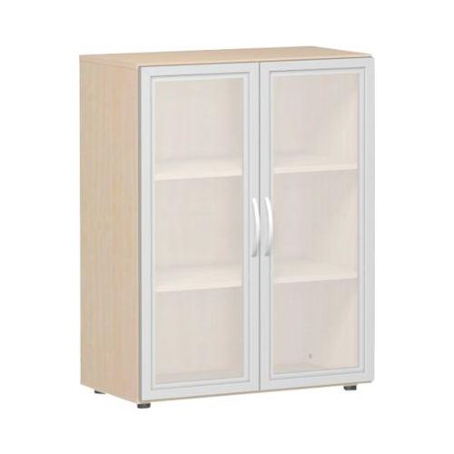 4038933066493 - Aktenschrank Flex S-383802AH Glas Holz 3 OH 80 x 1104 x 40 cm ahorn 4038933066493 Geramöbel