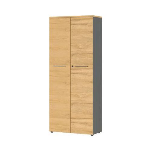 4005949423701 - GERMANIA Aktenschrank Agenda Home 4237-564 grafit grandson-eiche 4 Fachböden 800 x 400 x 1970 cm