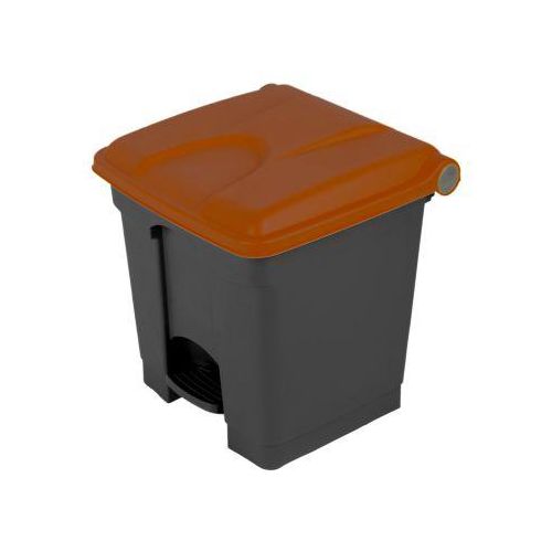 4895238700855 - Tretabfalleimer Probbax Volumen 30 l mit Deckel L 410 x B 398 x H 435 mm Kunststoff braun-dunkelgrau 4895238700855 - Tretabfalleimer Probbax Volumen 30 l mit Deckel L 410 x B 398 x H 435 mm Kunststoff braun-dunkelgrau