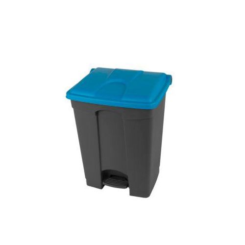 4895238701067 - Tretabfalleimer Probbax Volumen 70 l mit Deckel L 495 x B 412 x H 673 mm Kunststoff blau-dunkelgrau