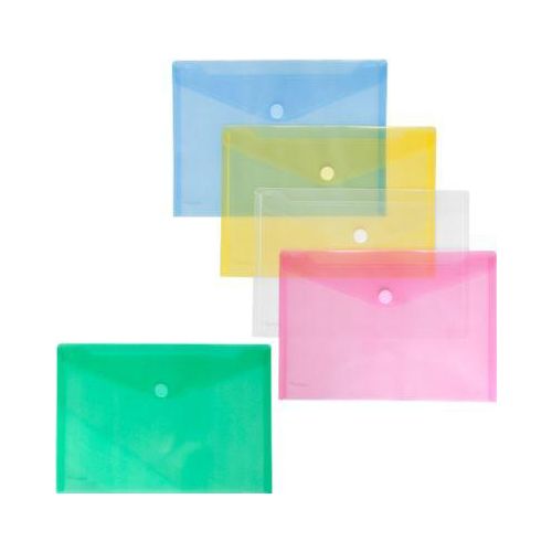 4250037413984 - Sammelhülle din A4 quer Polypropylen je 2 x transparent blau grün gelb rot 10 St Pack - Foldersys 4250037413984 - Sammelhülle din A4 quer Polypropylen je 2 x transparent blau grün gelb rot 10 St Pack - Foldersys