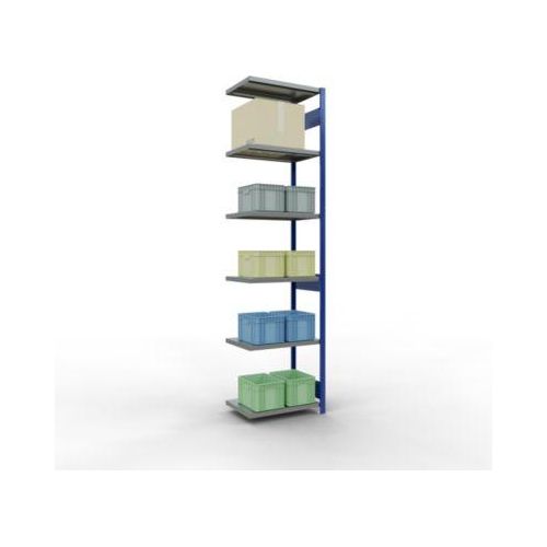 4004514283436 - Schulte Lagertechnik Fachbodenregal-Stecksystem MULTIplus 250 Anbauregal Längenriegel 3000x750x500 mm 7 Böden enzianblau verzinkt 4004514283436 - Schulte Lagertechnik Fachbodenregal-Stecksystem MULTIplus 250 Anbauregal Längenriegel 3000x750x500 mm 7 Böden enzianblau verzinkt