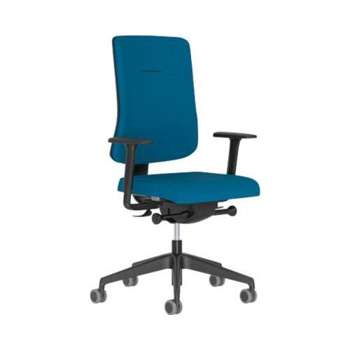 5901747289800 - Bürostuhl NowyStyl UTILA mit Armlehnen Synchronmechanik Muldensitz sitzhöhen- tiefenverstellbar Rückenlehne gepolstert blau blau 5901747289800 - Bürostuhl NowyStyl UTILA mit Armlehnen Synchronmechanik Muldensitz sitzhöhen- tiefenverstellbar Rückenlehne gepolstert blau blau