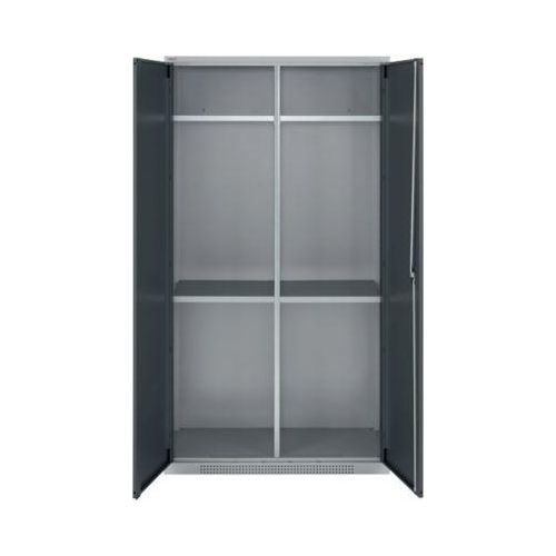 4051273792389 - Genius Reinigungsmittelschrank FS modular indivuduell erweiterbar Mittelwand 4 Fachböden bis 450 kg B 1055 x T 520 x H 1950 mm weißalu anthrazitgrau 4051273792389 - Genius Reinigungsmittelschrank FS modular indivuduell erweiterbar Mittelwand 4 Fachböden bis 450 kg B 1055 x T 520 x H 1950 mm weißalu anthrazitgrau