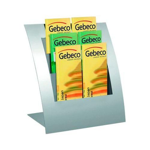 4044917411609 - Tisch-Prospektständer Varia A4 3 Fächer alusilber 4044917411609 - Tisch-Prospektständer Varia A4 3 Fächer alusilber